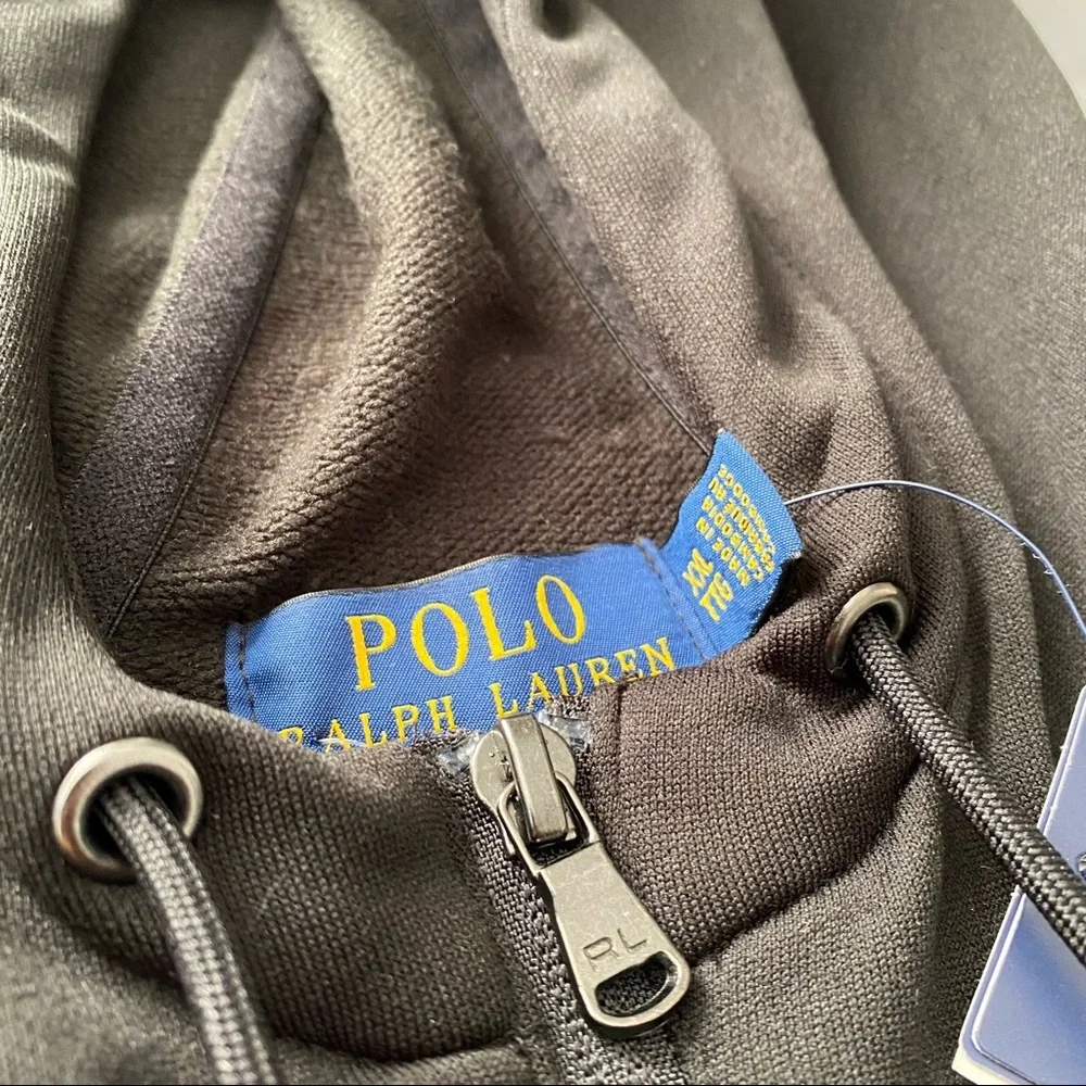 Polo Ralph Lauren Track Jacket | Men’s 2XL | Black & White | NEW